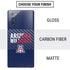 University of Arizona Wildcats Logo Split Blue Galaxy Note20 5G Skin