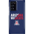 University of Arizona Wildcats Logo Split Blue Galaxy Note20 Ultra 5G Lite Case