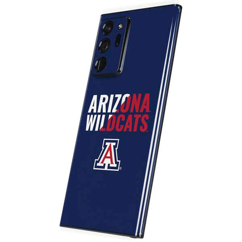 University of Arizona Wildcats Logo Split Blue Galaxy Note20 Ultra 5G Skin