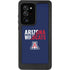 University of Arizona Wildcats Logo Split Blue Galaxy Note20 Ultra 5G Waterproof Case