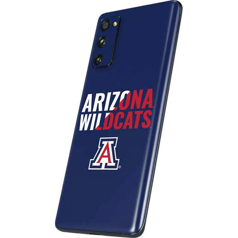 University of Arizona Wildcats Logo Split Blue Galaxy S20 Fan Edition Skin