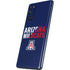 University of Arizona Wildcats Logo Split Blue Galaxy S20 Fan Edition Skin