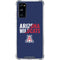University of Arizona Wildcats Logo Split Blue Galaxy S20 FE Clear Case