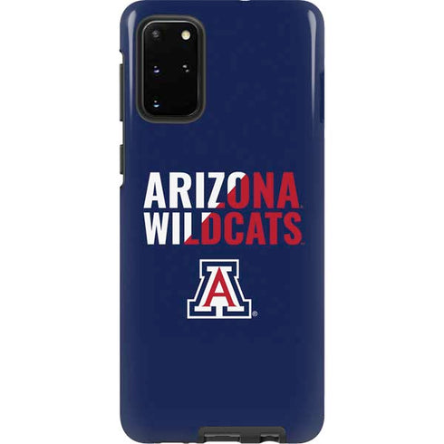University of Arizona Wildcats Logo Split Blue Galaxy S20 Plus Pro Case