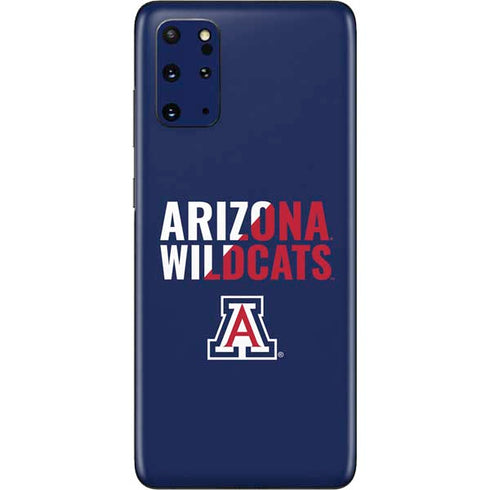 University of Arizona Wildcats Logo Split Blue Galaxy S20 Plus Skin