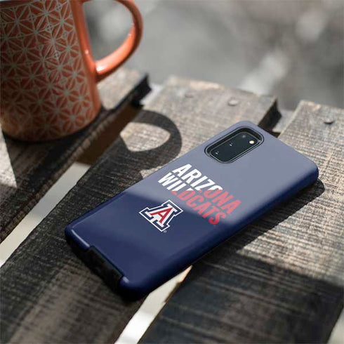 University of Arizona Wildcats Logo Split Blue Galaxy S20 Pro Case