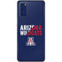 University of Arizona Wildcats Logo Split Blue Galaxy S20 Skin