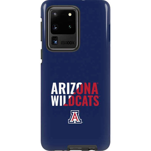 University of Arizona Wildcats Logo Split Blue Galaxy S20 Ultra 5G Pro Case
