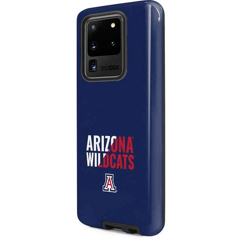 University of Arizona Wildcats Logo Split Blue Galaxy S20 Ultra 5G Pro Case