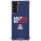 University of Arizona Wildcats Logo Split Blue Galaxy S21 5G Clear Case