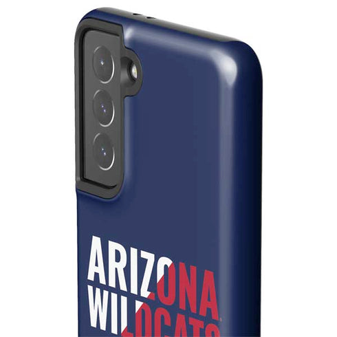 University of Arizona Wildcats Logo Split Blue Galaxy S21 5G Pro Case