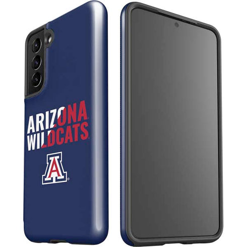 University of Arizona Wildcats Logo Split Blue Galaxy S21 5G Pro Case