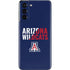 University of Arizona Wildcats Logo Split Blue Galaxy S21 5G Skin