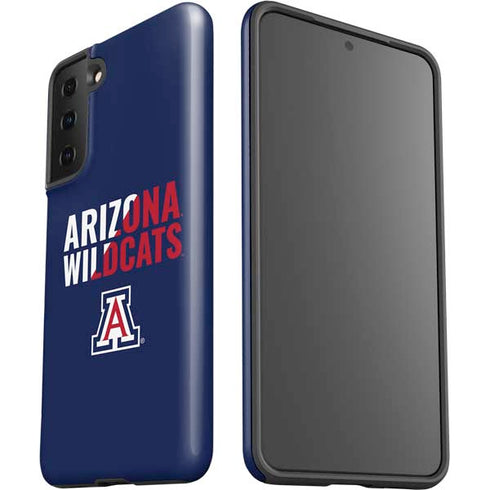 University of Arizona Wildcats Logo Split Blue Galaxy S21 Plus 5G Pro Case