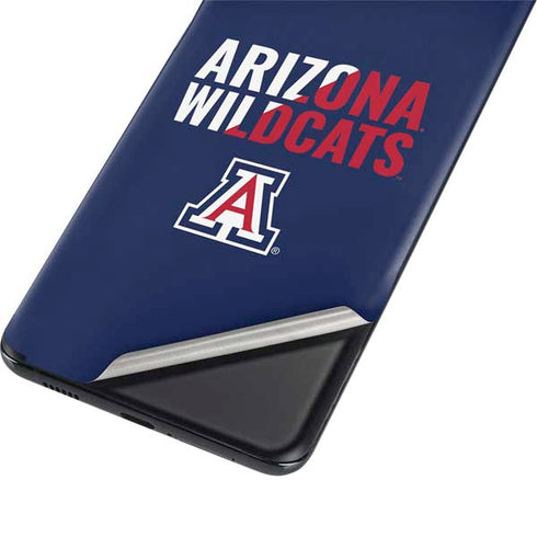 University of Arizona Wildcats Logo Split Blue Galaxy S21 Plus 5G Skin