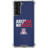 University of Arizona Wildcats Logo Split Blue Galaxy S22 Clear Case