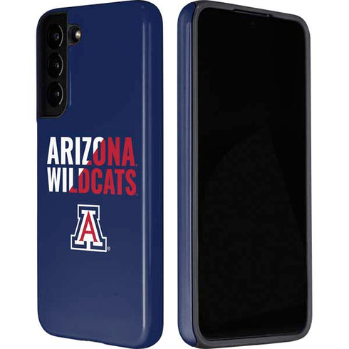 University of Arizona Wildcats Logo Split Blue Galaxy S22 Plus Pro Case