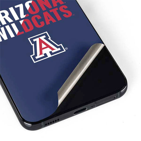 University of Arizona Wildcats Logo Split Blue Galaxy S22 Plus Skin