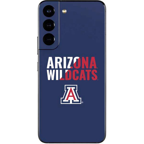 University of Arizona Wildcats Logo Split Blue Galaxy S22 Skin
