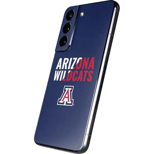 University of Arizona Wildcats Logo Split Blue Galaxy S22 Skin