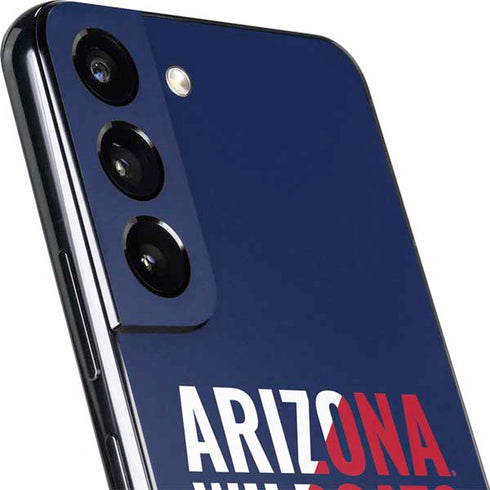 University of Arizona Wildcats Logo Split Blue Galaxy S22 Skin