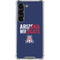 University of Arizona Wildcats Logo Split Blue Galaxy S23 Clear Case