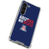 University of Arizona Wildcats Logo Split Blue Galaxy S23 Clear Case