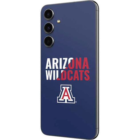 University of Arizona Wildcats Logo Split Blue Galaxy S23 FE Skin