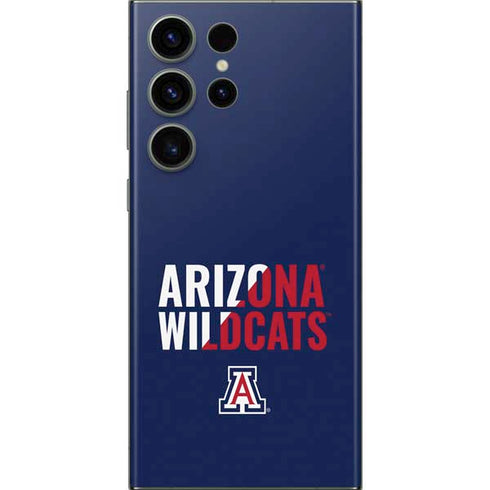 University of Arizona Wildcats Logo Split Blue Galaxy S23 Ultra Skin
