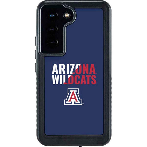 University of Arizona Wildcats Logo Split Blue Galaxy S23 Waterproof Case