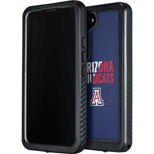 University of Arizona Wildcats Logo Split Blue Galaxy S23 Waterproof Case