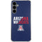 University of Arizona Wildcats Logo Split Blue Galaxy S24 Plus Clear Case