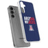 University of Arizona Wildcats Logo Split Blue Galaxy S24 Plus Clear Case