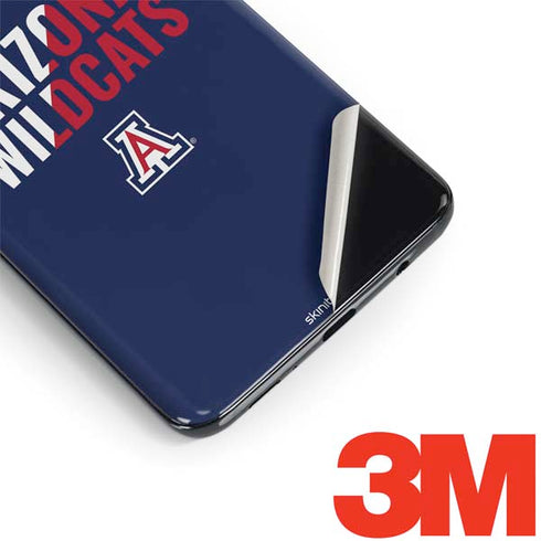 University of Arizona Wildcats Logo Split Blue Galaxy S9 Plus Skin
