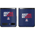 University of Arizona Wildcats Logo Split Blue Galaxy Z Flip Skin