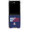 University of Arizona Wildcats Logo Split Blue Galaxy Z Flip5 5G Clear Case
