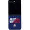 University of Arizona Wildcats Logo Split Blue Galaxy Z Flip5 5G Skin