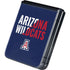 University of Arizona Wildcats Logo Split Blue Galaxy Z Flip5 5G Skin