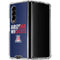 University of Arizona Wildcats Logo Split Blue Galaxy Z Fold4 5G Clear Case