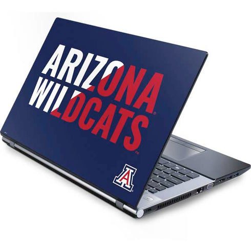 University of Arizona Wildcats Logo Split Blue Generic Laptop Skin