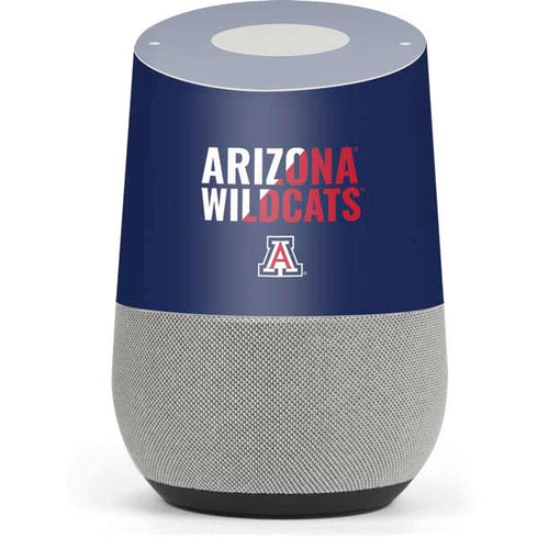University of Arizona Wildcats Logo Split Blue Google Home Skin