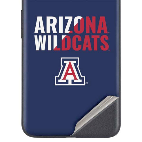 University of Arizona Wildcats Logo Split Blue Google Pixel 4a 5G Skin