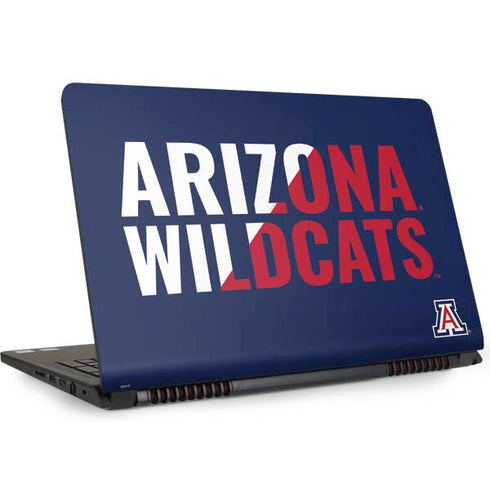 University of Arizona Wildcats Logo Split Blue Dell Inspiron Skin