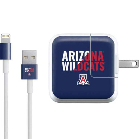 University of Arizona Wildcats Logo Split Blue iPad Charger (10W USB) Skin