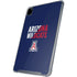 University of Arizona Wildcats Logo Split Blue iPad Pro 12.9in (2020) Clear Case