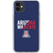 University of Arizona Wildcats Logo Split Blue iPhone 11 Clear Case