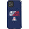 University of Arizona Wildcats Logo Split Blue iPhone 11 Impact Case