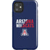 University of Arizona Wildcats Logo Split Blue iPhone 11 Impact Case