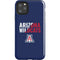 University of Arizona Wildcats Logo Split Blue iPhone 11 Pro Max Impact Case