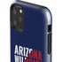 University of Arizona Wildcats Logo Split Blue iPhone 11 Pro Max Impact Case